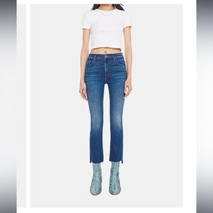 MOTHER Insider Crop Step Fray Jeans